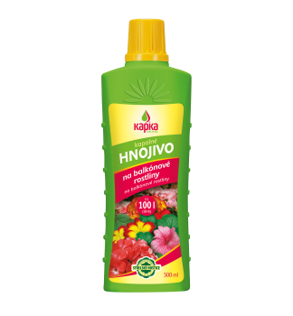 Kvapaln� hnojivo na BALK�NOV� RASTLINY 0,5l - KAPKA