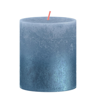 Svie�ka BOLSIUS RUSTIC, Sunset Sky Blue+Blue, 80x68 mm