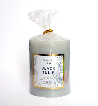 Svie�ka KLASIK �BLACK TULIP� 7x8 cm