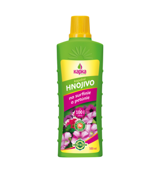 Kvapaln� hnojivo na SURF�NIE A PET�NIE 0,5l - KAPKA