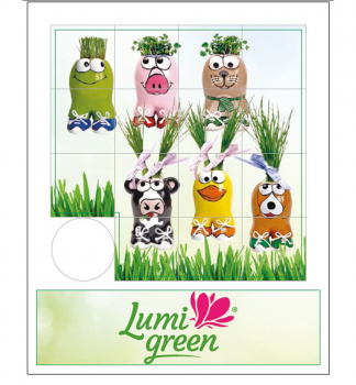Hlavolam- detsk� sklada�ka s logom Lumigreen