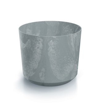 Kvetin�� TUBO Beton Effect �ed� 19,9x17 cm