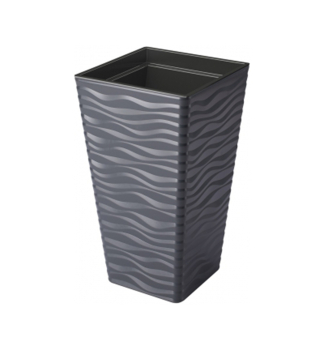 Kvetin�� SAHARA KVADR�T SLIM antracit, 30x56 cm